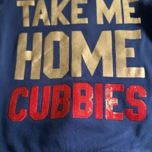 Victoria's Secret Blue and Silver Cubs Full Zip Hoodie